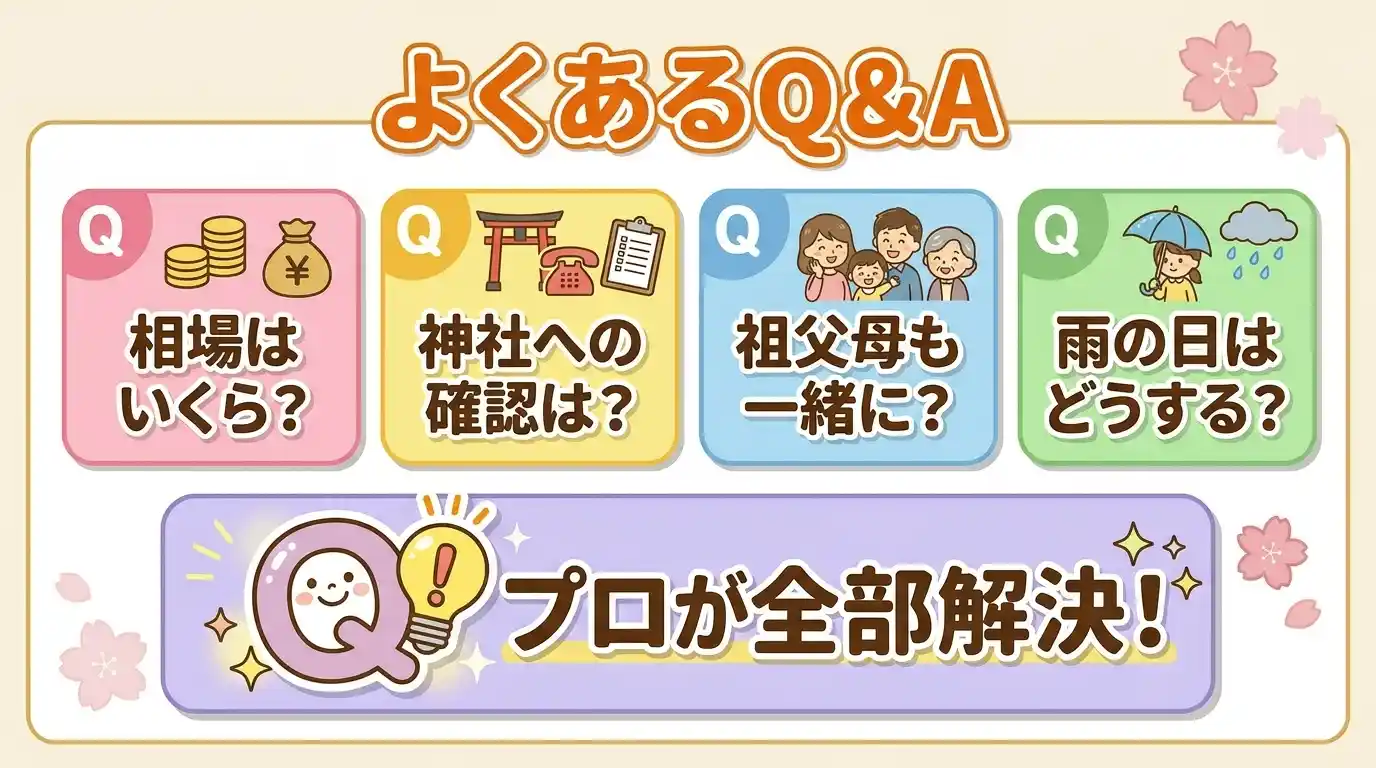 お宮参り出張撮影でよくある質問