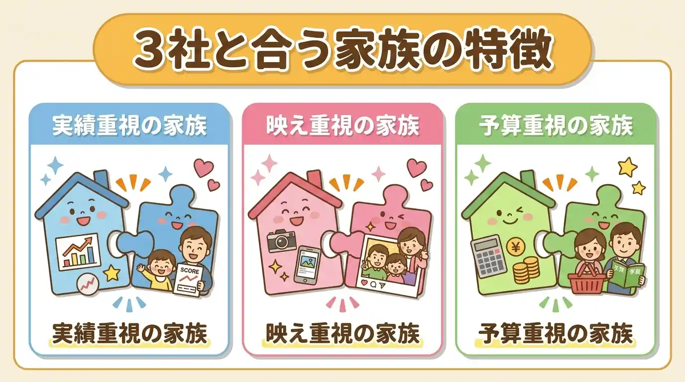 お宮参り出張撮影おすすめ3社の特徴と「合う家族」