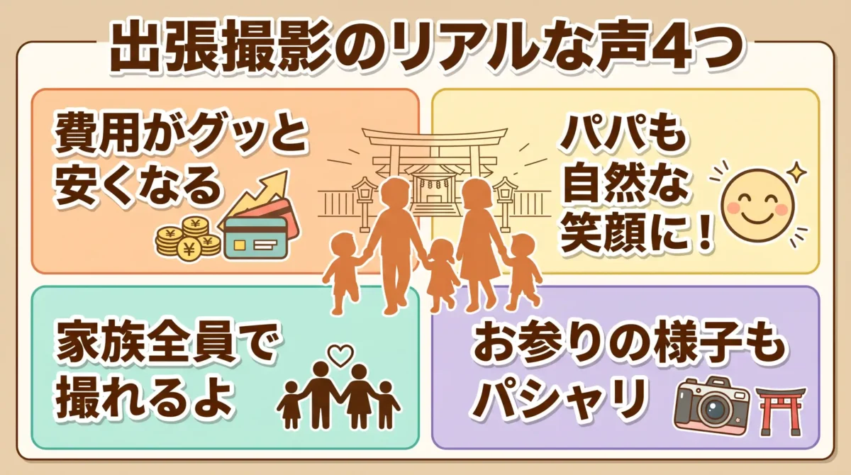 スタジオから出張撮影に乗り換えて分かった4つのリアル